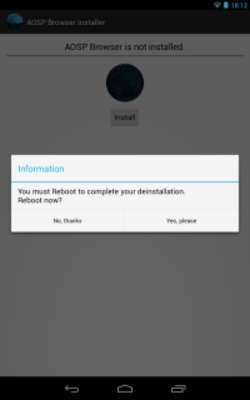 Play [ROOT]AOSP Browser Installer 